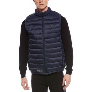 Point Zero Mens  Ultralight Quilted Vest, Blue